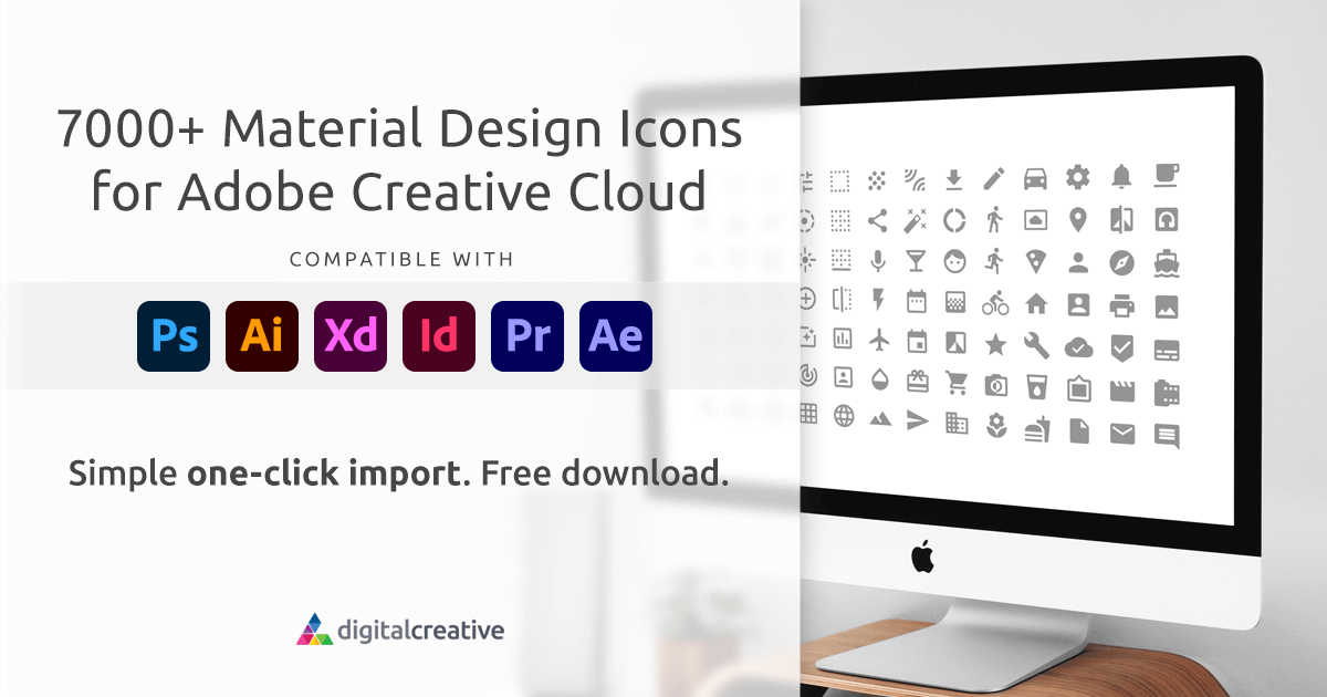 Material Design Icon Library for Adobe Creative Cloud | Matt Dunleavy | Digital Creative